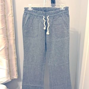 Gray Linen Pants